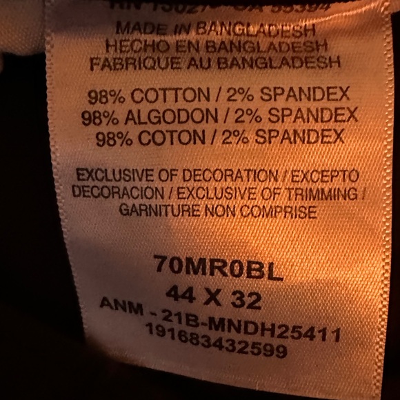 WRANGLER Mens Five Star Premium Relaxed Fit Flex Waist Cargo Pant BLACK Sz 44x32 - Picture 7 of 8